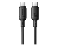 Baseus Kabel Silky Series 100W USB-C - USB-C 1m - czarny - 1502168 - zdjęcie 1